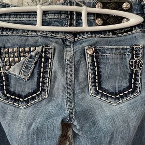 Miss Me Girls: Bootcut Embellished Pockets